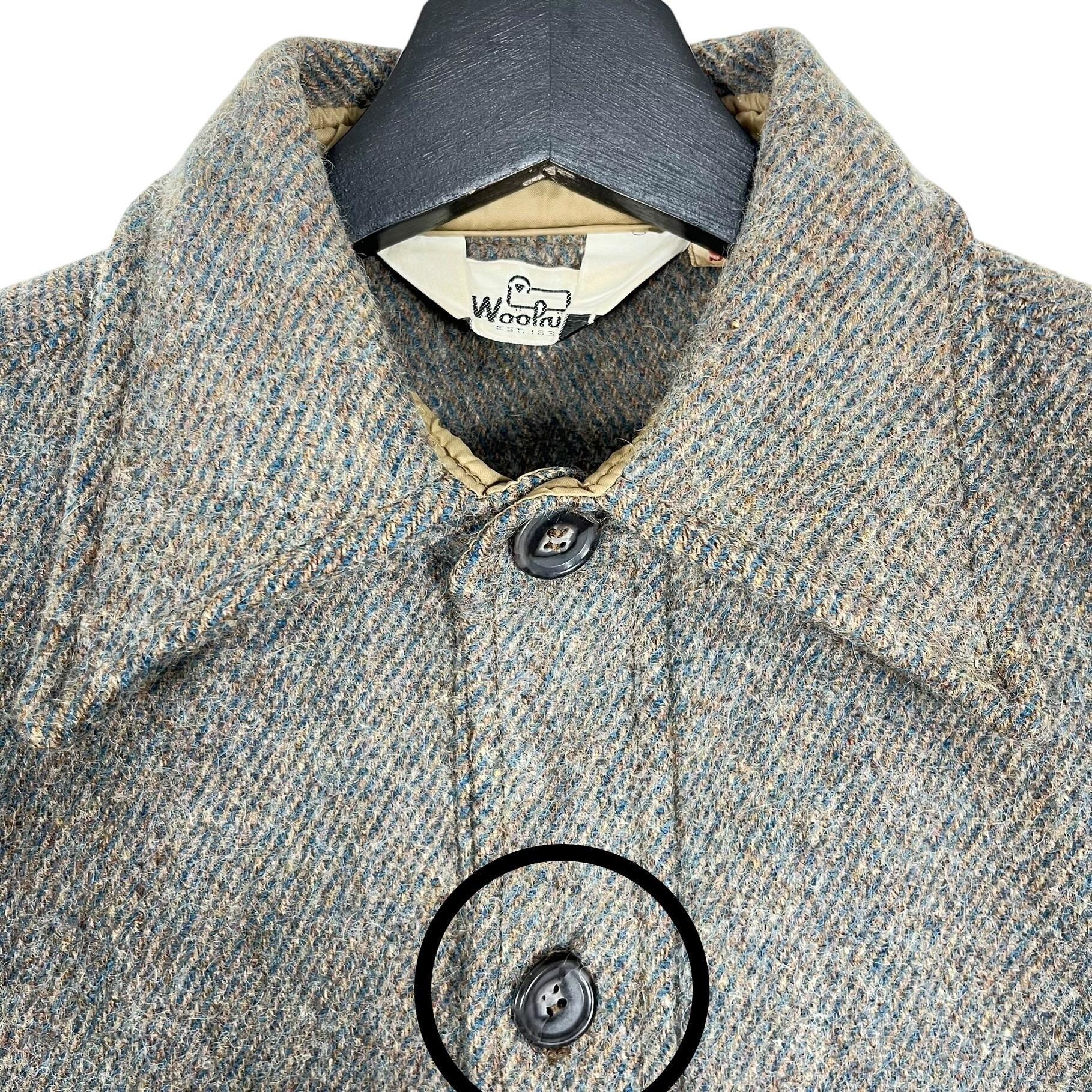 ジャケット・アウター 70's Woolrich Tweed Cruiser Jacket 古着 70s USA製 WoolRich ボア ライナー ツイード ルック ウール