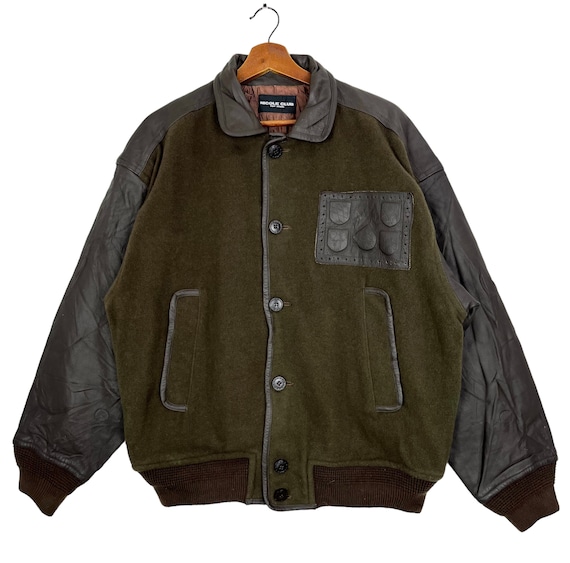 ジャケット・アウター 90s WORKERS HOLIC Leather Bomber Jacket Vintage 90's Bomber Leather Jacket | eBay