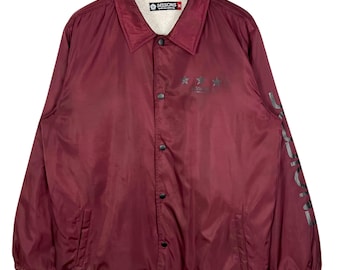 Sessions Skateboard Coach Jacket Size XL Maroon Color - Etsy