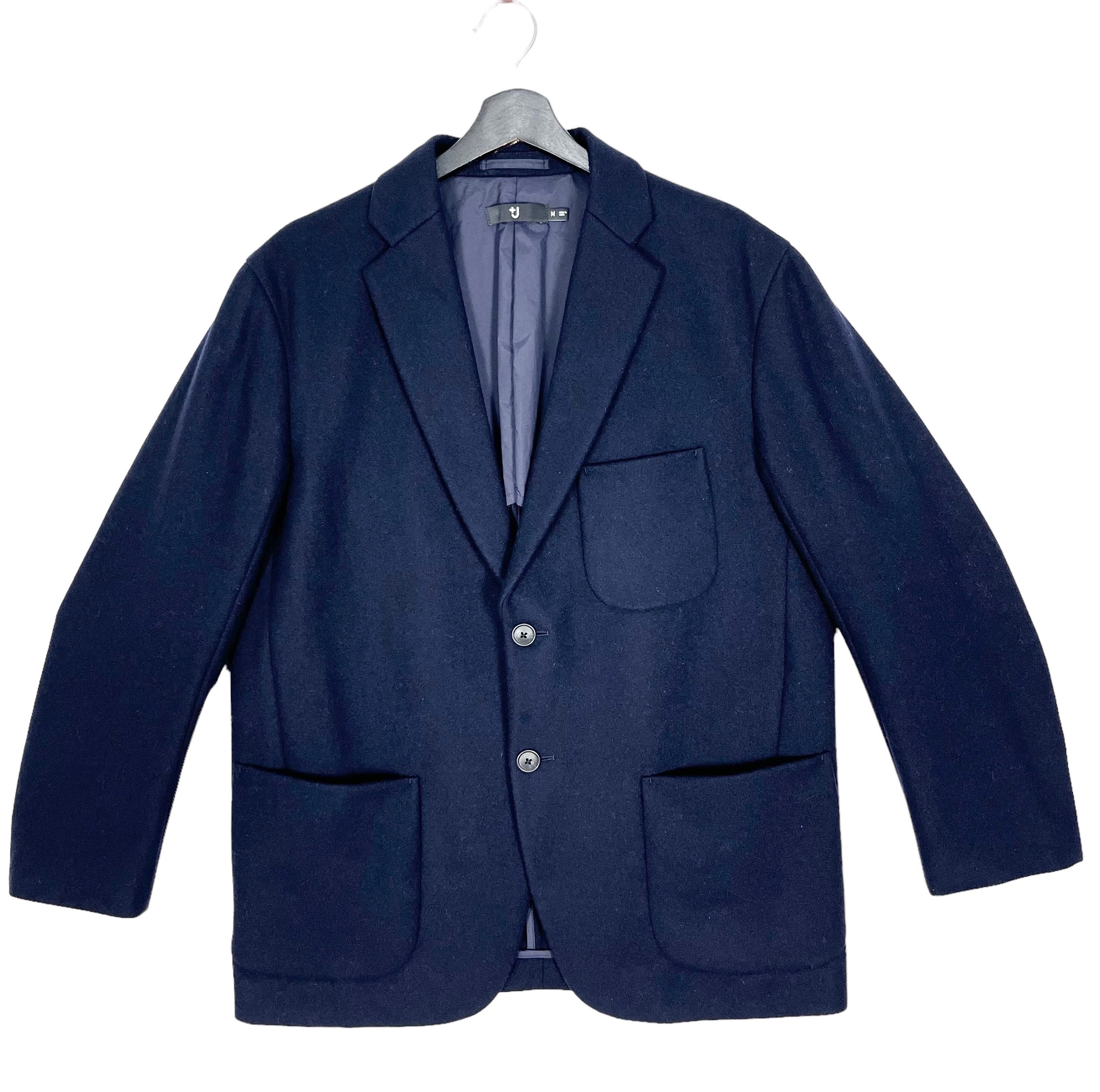 JIL SANDER NAVY ブルゾン サイズ42 濃紺 UNIQLO +J Jil Sander 2021 Down Volume Jacket Coat NAVY XL