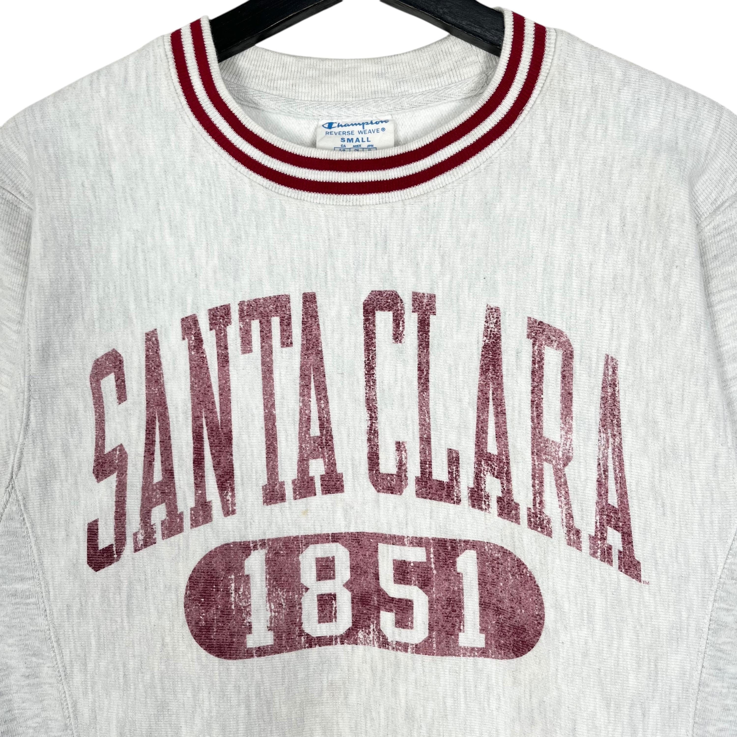 Vintage Champion Reverse Weave Santa Clara University SCU Sweatshirt ...