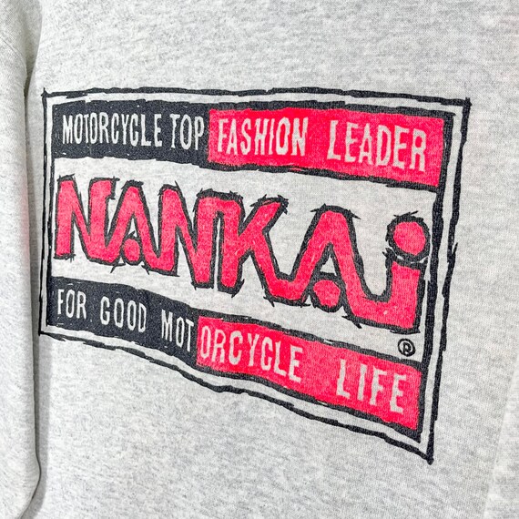 Vintage 90s Nankai Motorcycle Top Fashion Leader … - image 10