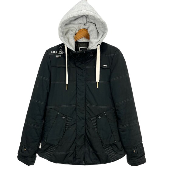 G-star G Raw Zipper Hoodie Jacket Black Size Small Made in China