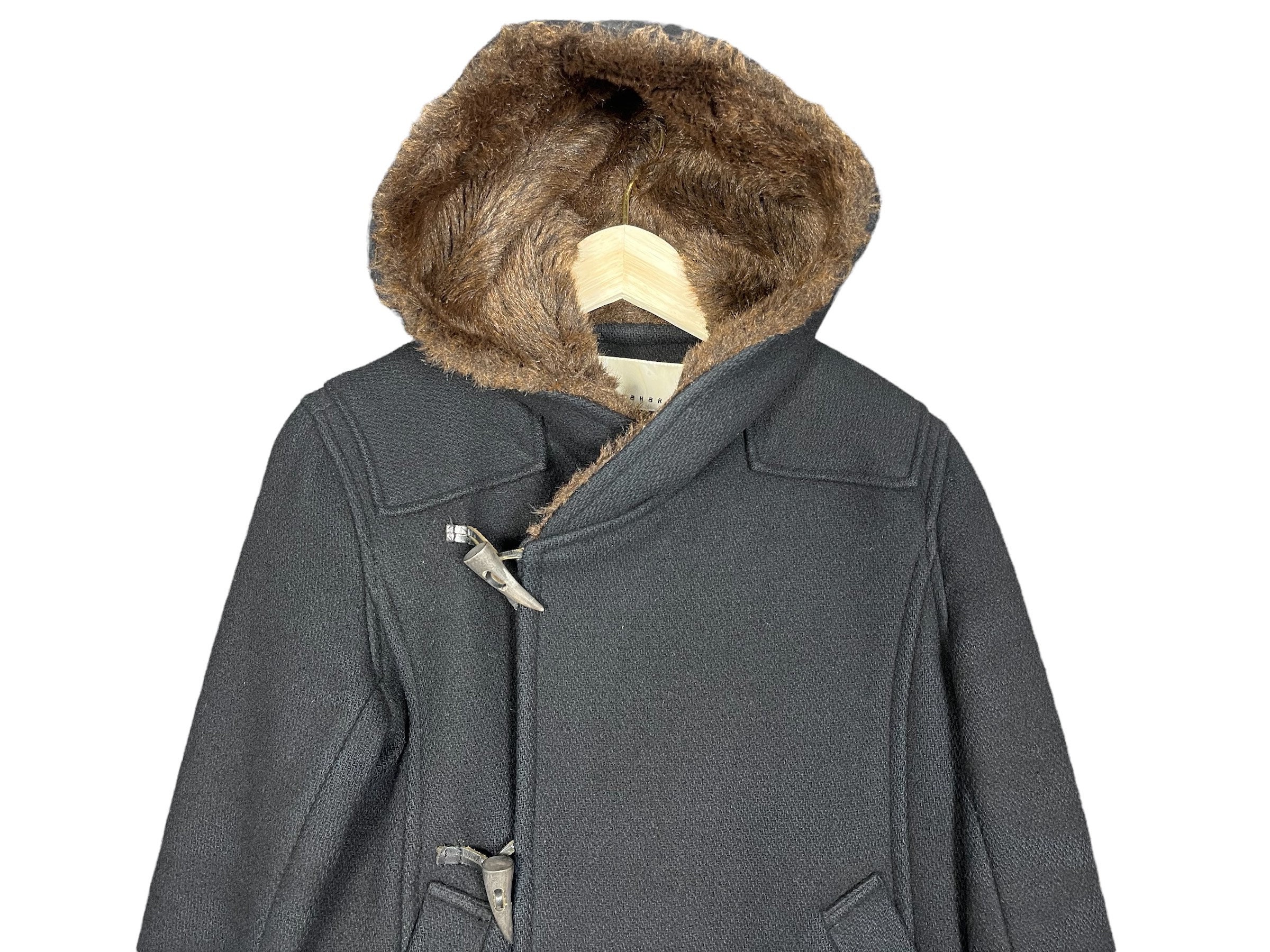 Sunao Kuwahara by Issey Miyake Japanese Designer Wool Duffle