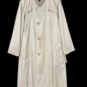 Lanvin Long Coat French Designer Luxury Brand Beige Color Size Medium