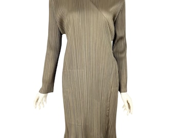 Abito midi Pleats Please di Issey Miyake, taglia 3