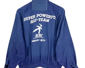80s HAI sporting gear M ロゴ総柄 ダウンジャケット 茶. Hai Sporting Gear - Etsy