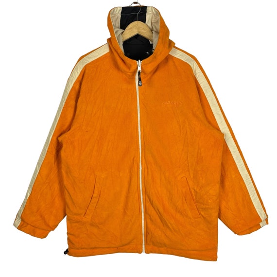 Air Walk Skates Brand Reversible Zip up Fleece Jacket Streetwear