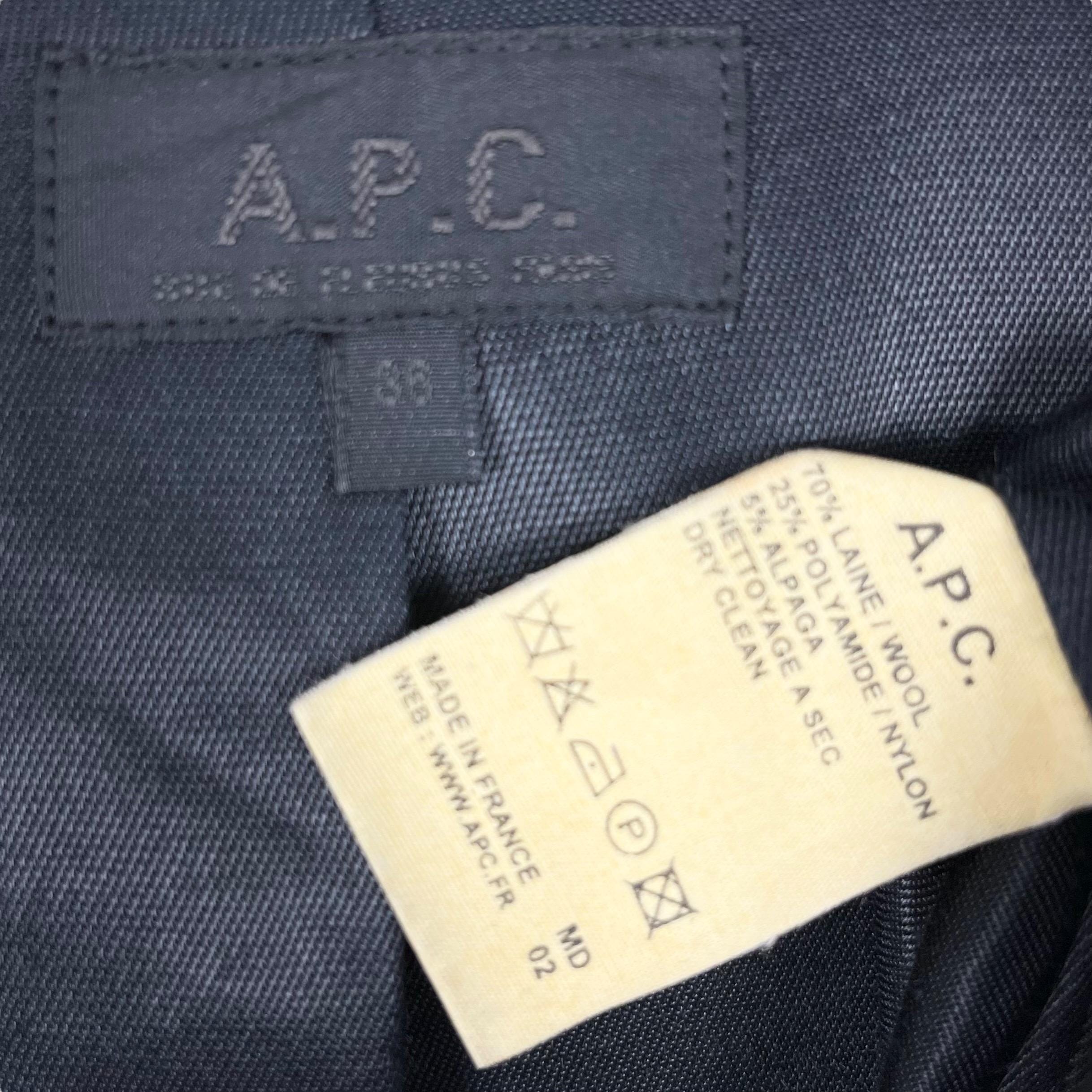 APC ウールコート レディース サイズ 36 フランス製 ブラック フランス 