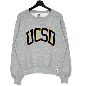Vintage 90’s UCSD University of California San Diego Sweatshirt Jumper Crewneck American College Size Small Made in USA NCAA