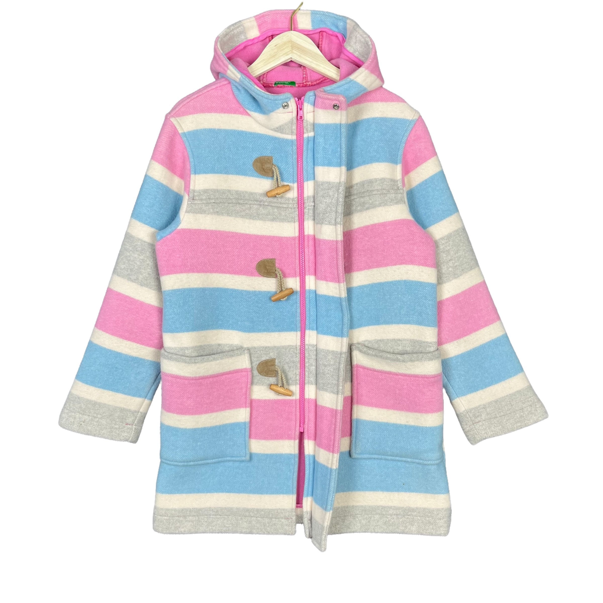 United Color of Benetton Duffle Coat Multicoloured Size Small - Etsy