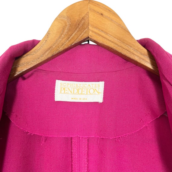 Vintage 90’s Pendleton Single Button Women Blazer… - image 7