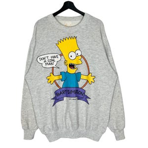 Bart Simpson Sweatshirt Size XL