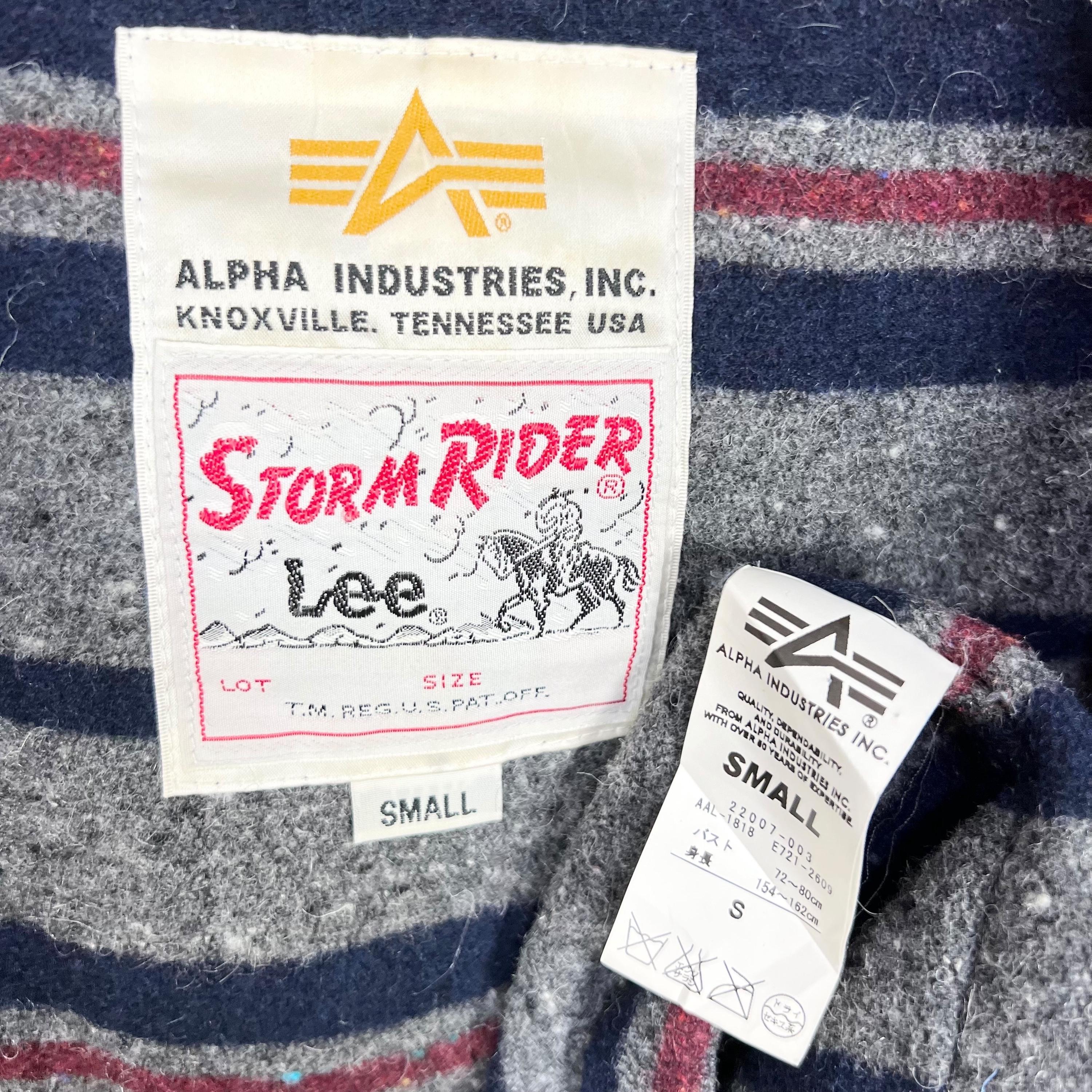 Alpha Industries X Lee Storm Rider Women Wool Duffel Coat Olive 