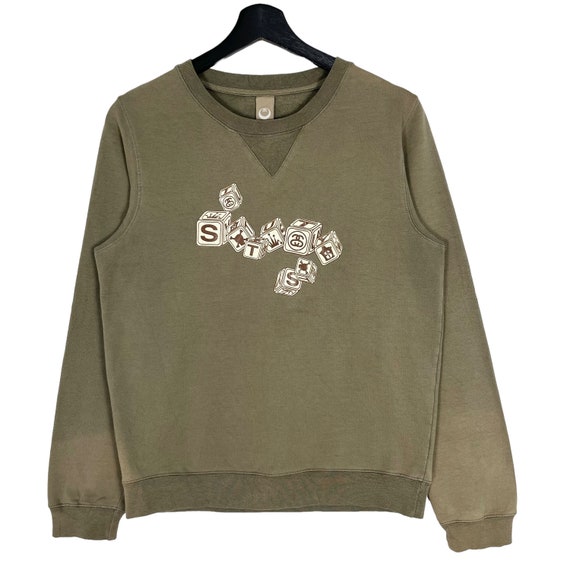 Green stussy jumper best sale