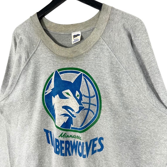 80s LOGO7 NBA ウルブズ USA製スウェット XL グレー 5726 80s LOGO7 NBA ウルブズ USA製スウェット XL グレー 5726