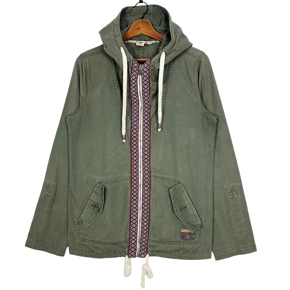 Roxy Zipper Hoodie Cotton Light Jacket Surf Brand Surf Wear Surfboard Olive Green Size Small Etsy Ireland