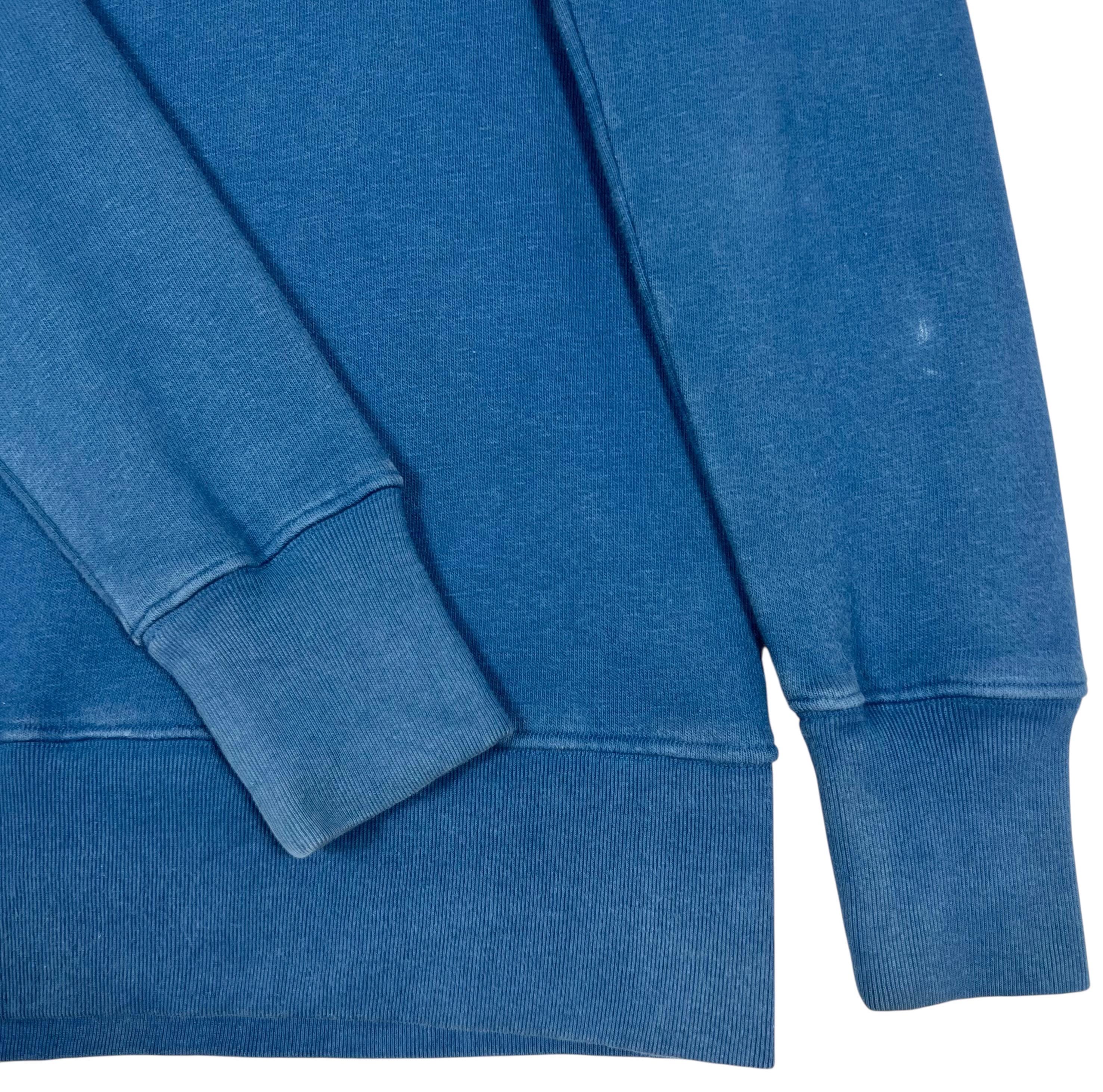 Kapital Surf Unisex Pullover Button Hoodie Blue Size 1 Small Made