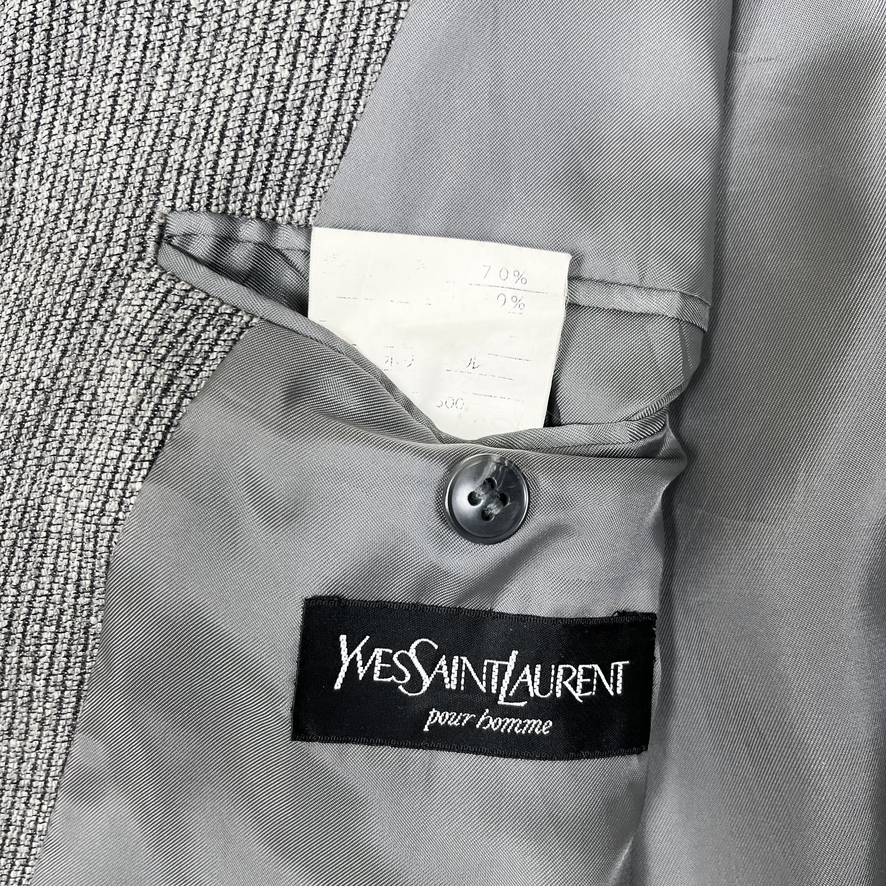 Vintage 90's Yves Saint Laurent YSL Mens Blazer Jacket