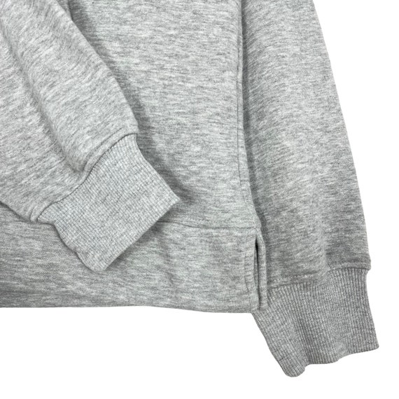 GU Honda Big Logo Pullover Hoodie Gray Size Medium Made in Bangladesh View 6