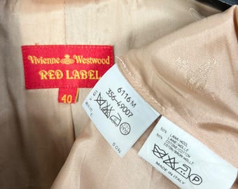 Vivienne Westwood Red Label Jacket Black Faded Size 40 Made in
