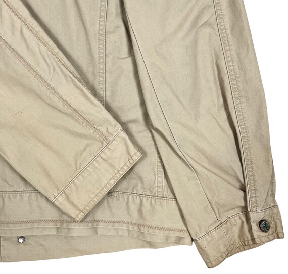 MFG Marithe Francois Girbaud Utility Jacket Beige Color Size