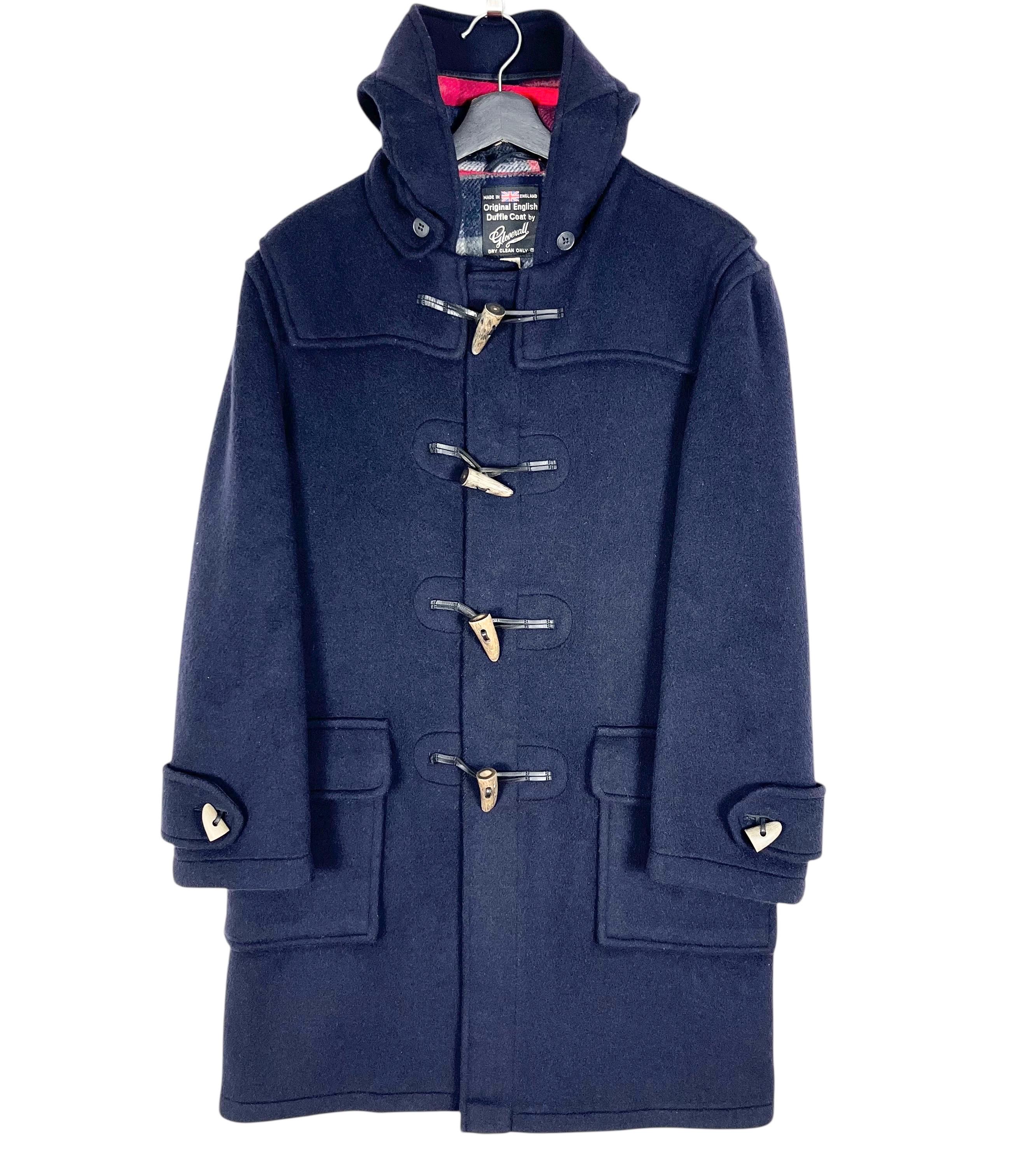 Duffle Coat London Tradition Taille 14 - Bleu Marine, Mélange Laine, Occasion En Très Bon état