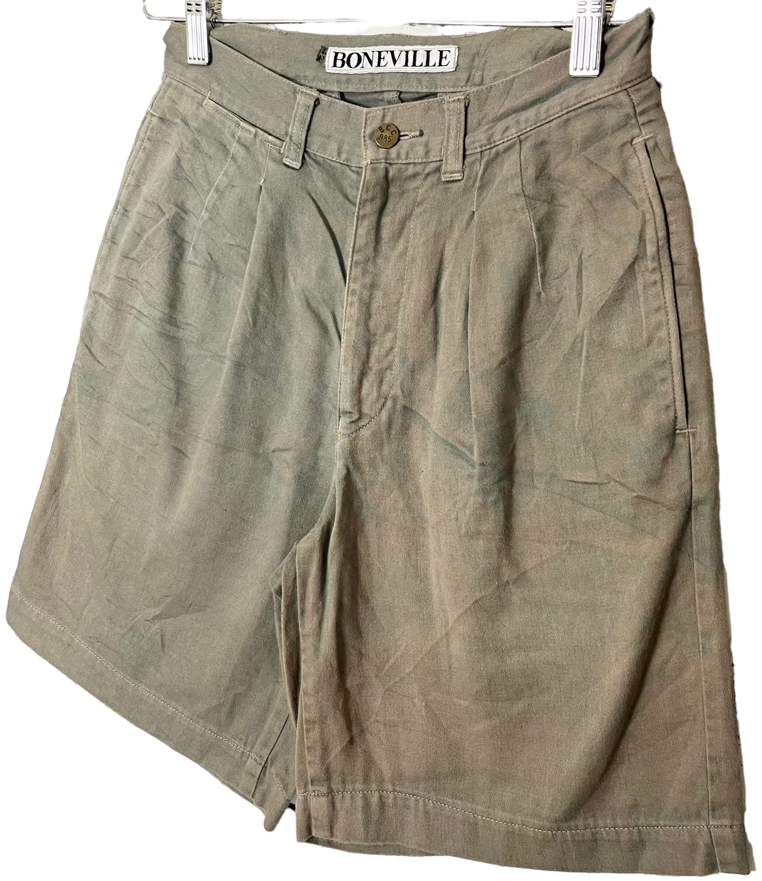 Vintage Boneville CP Company Faded Pleated Short Pant Green Vintage Boneville CP Company Faded Pleated Short Pant Green
