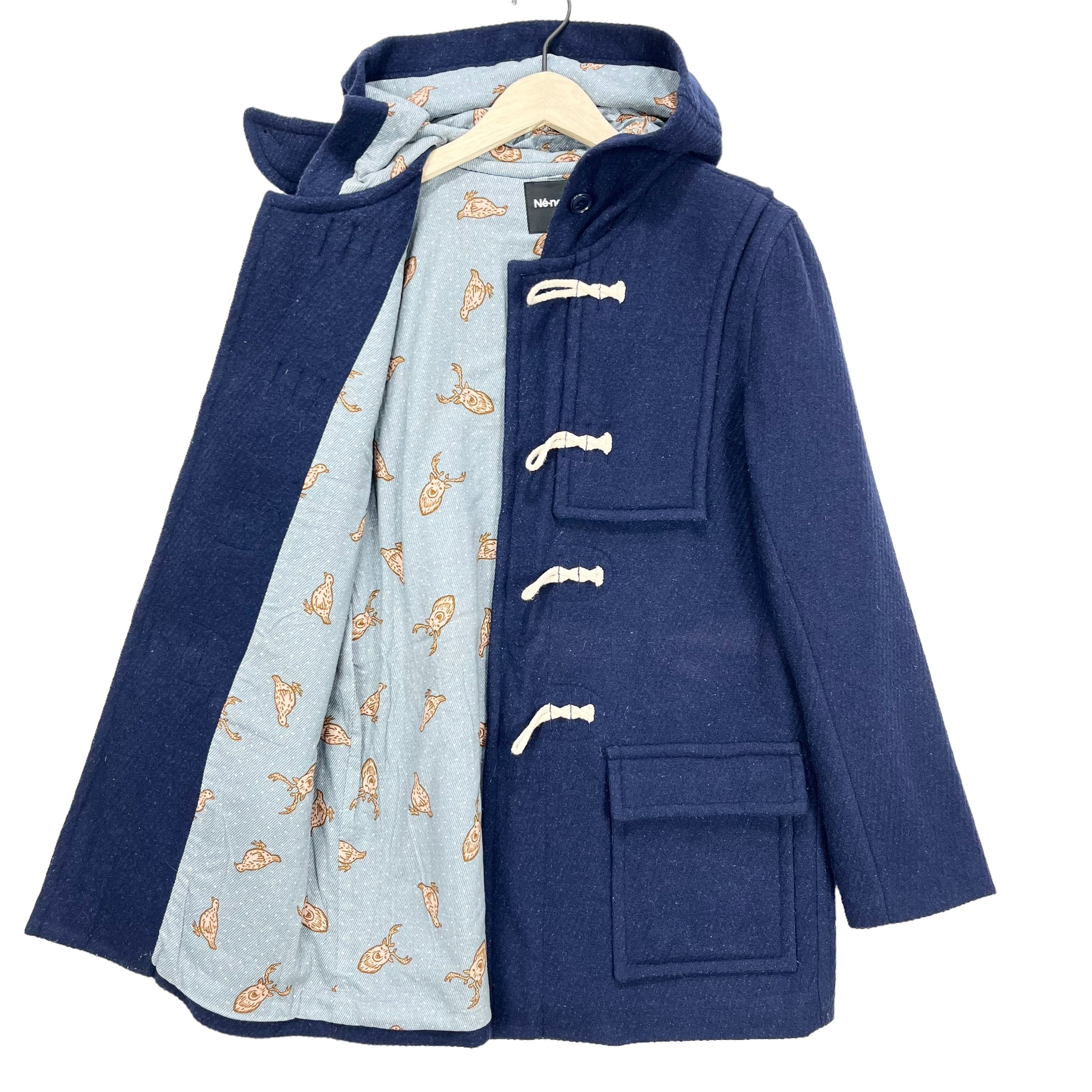 Ne net by Issey Miyake Women Duffle Coat Navy Blue Size 3 Made in Vietnam Etsy