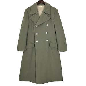 ジャケット・アウター Beaver Wool Double Breasted Overcoat Men's Premium Wool Blend Trench Coat Classic Double Breasted