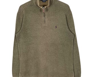 Felpa Polo Ralph Lauren con mezza cerniera, taglia M