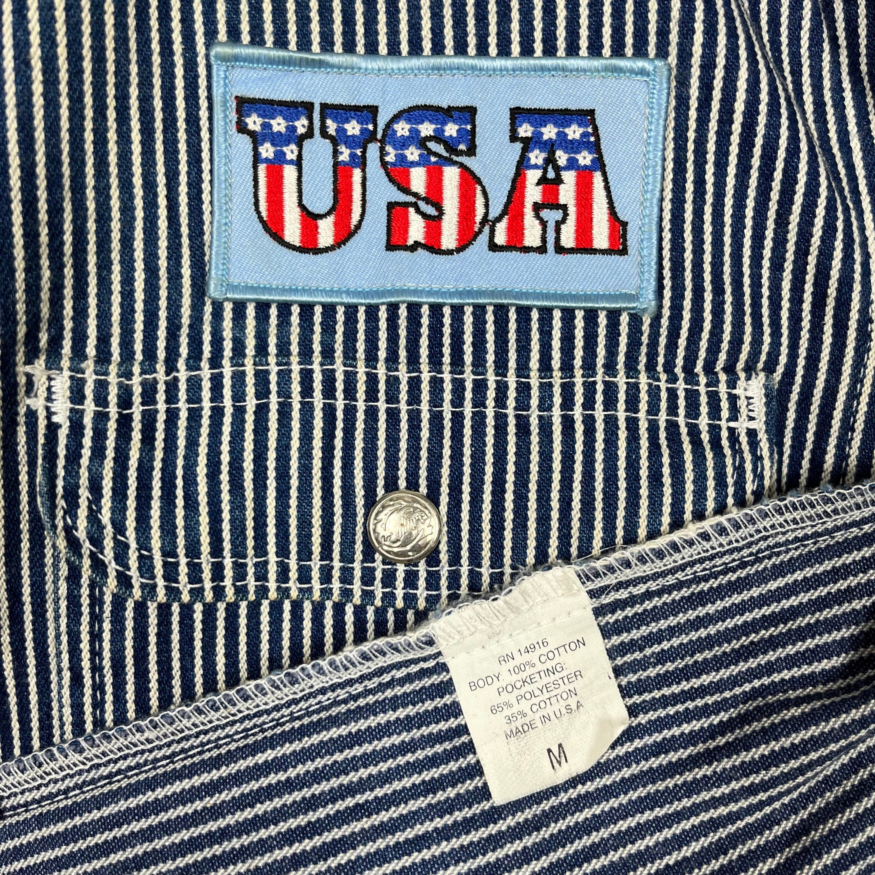 Vintage Pointer Brand Blue Denim Engineer Chore Work Jacket