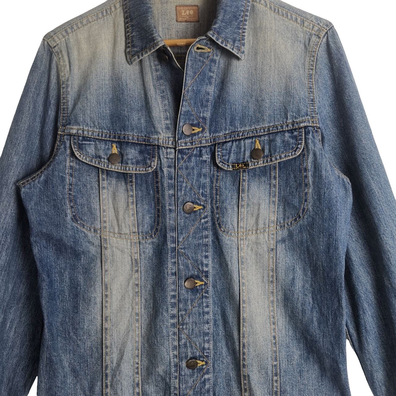 Lee X Standard Journal Denim Trucker Jacket Dark Blue Size Medium