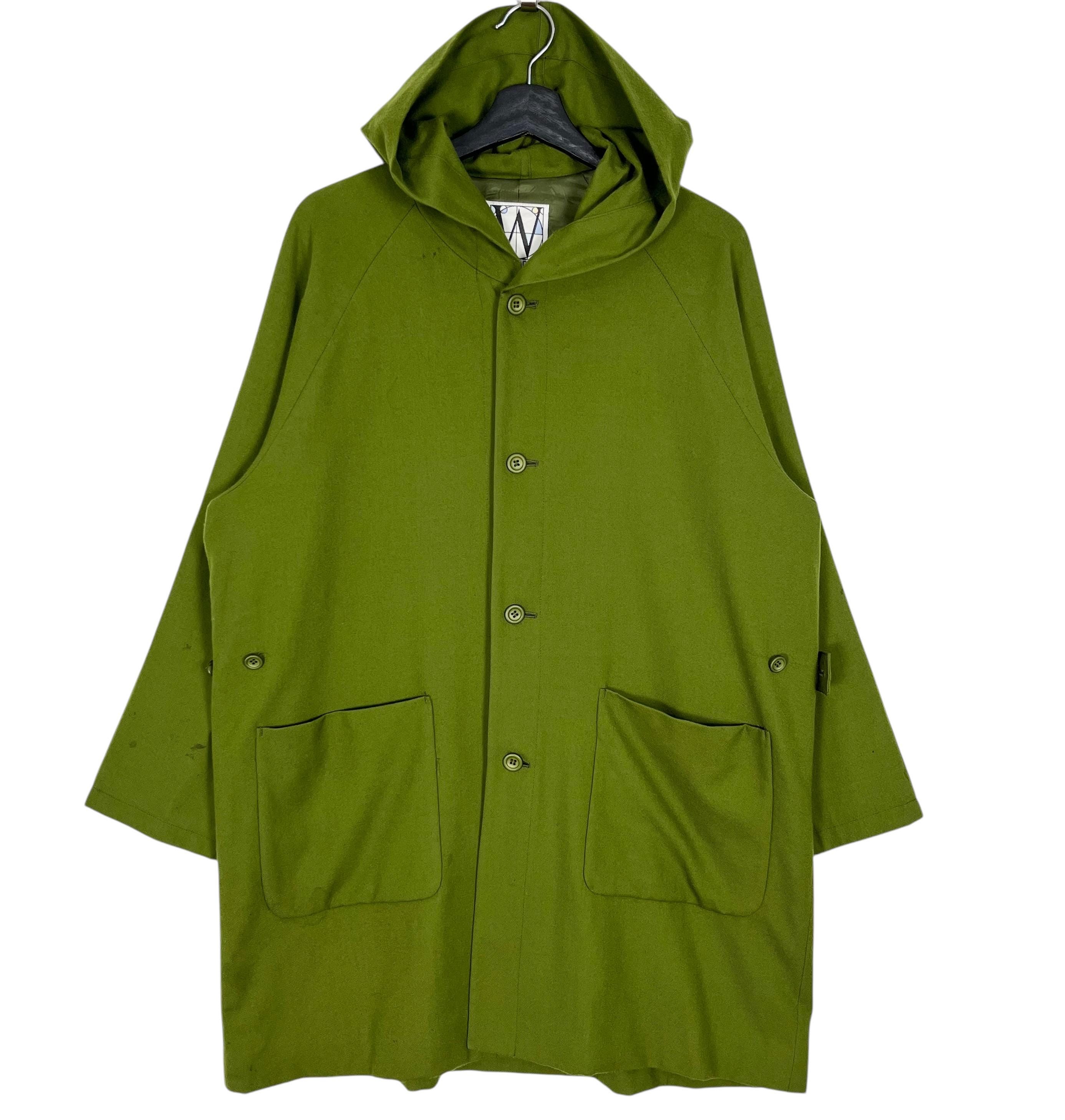 ジャケット・アウター Yohji Yamamoto WOOL JERSEY HOODED COAT WXYZ Workshop by Yohji Yamamoto Women's Designer Parka Jacket