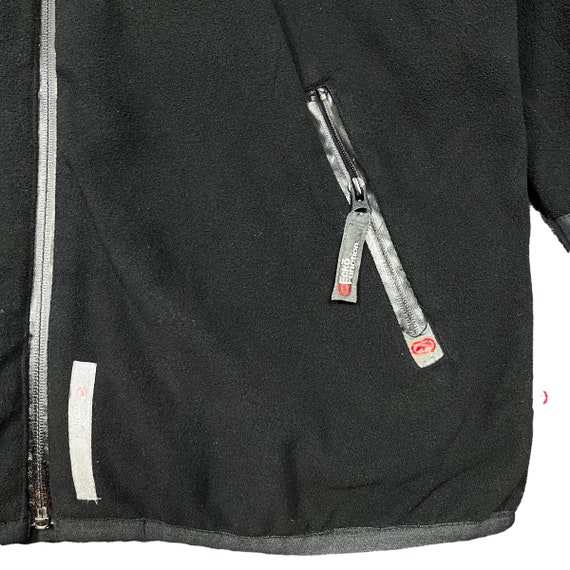 Ecko Function Zip Up Fleece Jacket Black Size Med… - image 8