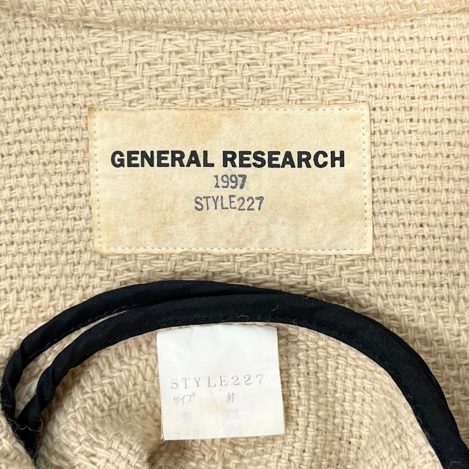 ジャケット・アウター general research 1997 military jacket Vintage 1997 General Research Knit Zipper Chore Utility