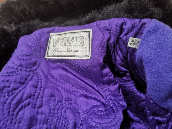 Vintage 90's Versus Gianni Versace Furs Duffel/winter Designer