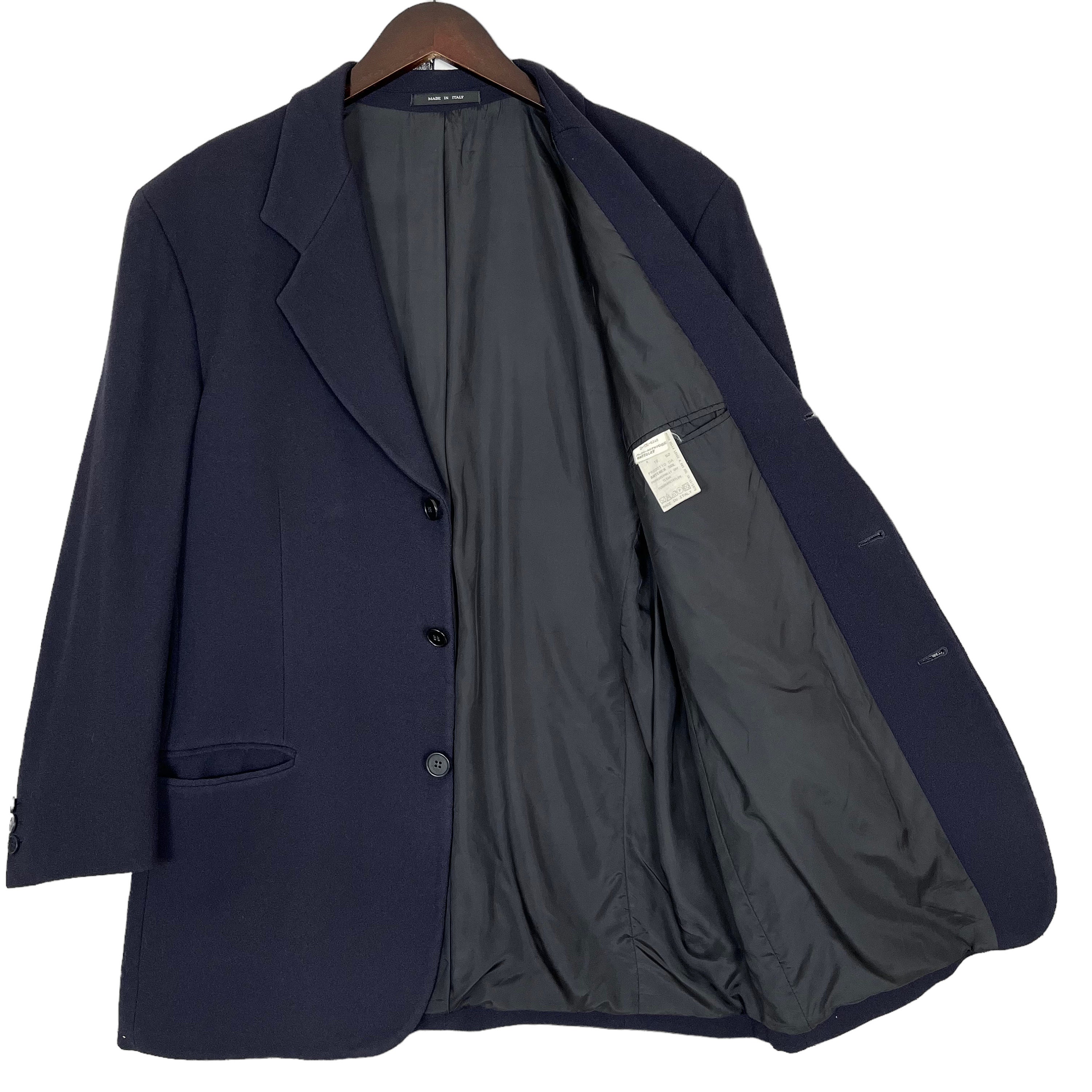 ジャケット・アウター emporio armani 90s coat made in italy Vintage 90's Emporio Armani Blazer Jacket Italian Designer Luxury