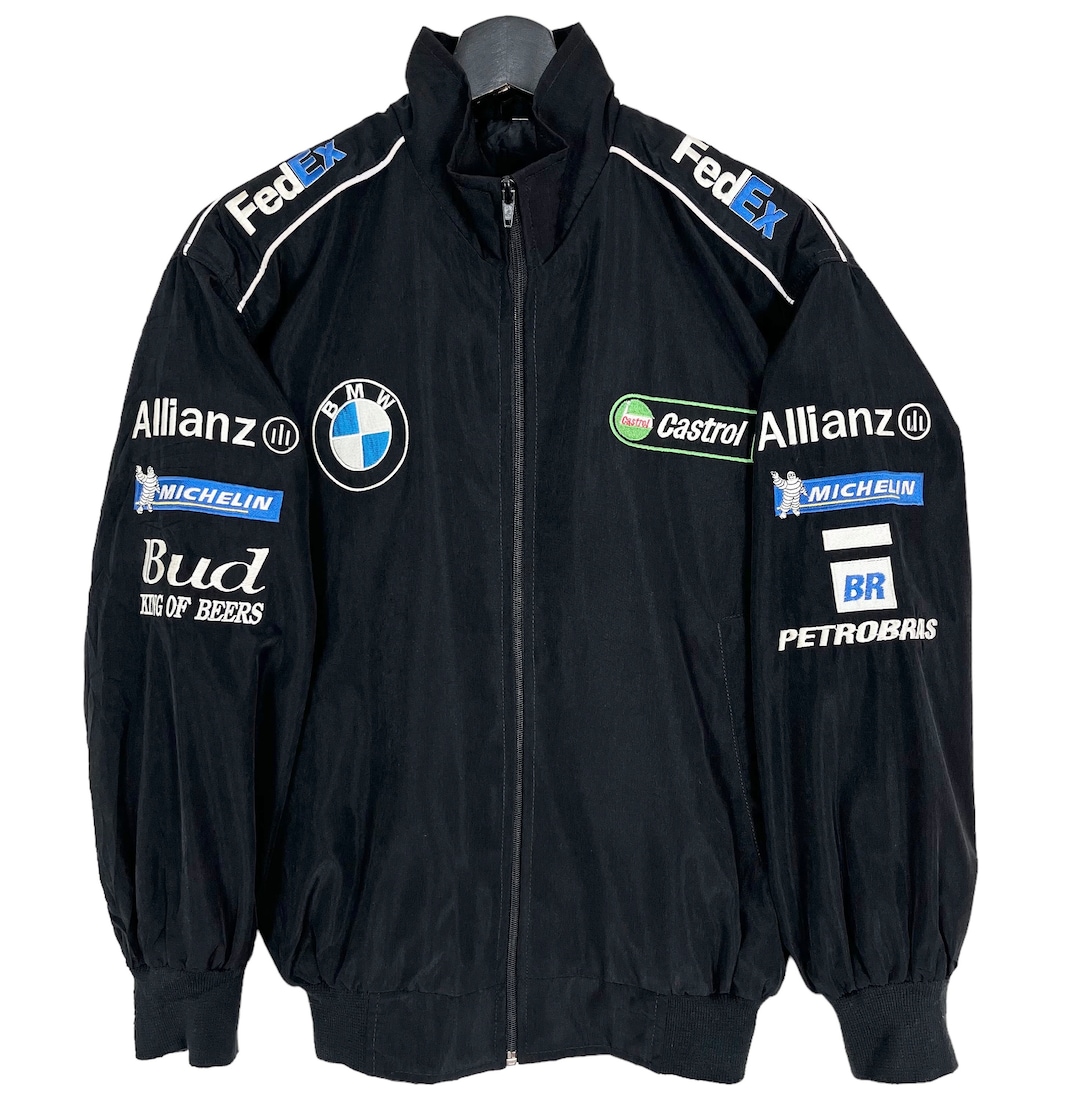 BMW F1 Formula One Embroidery Sponsor Patches Zipper