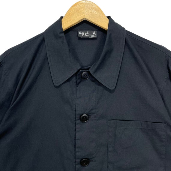 Agnes B. Homme Designer Luxury Single Layer Cotton Chore Jacket