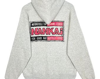 Vintage 90s Nankai Motorcycle Top Fashion Leader Big Logo Printed