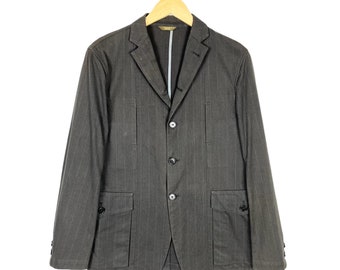 AAR Yohji Design Studio Blazer Jacket Japanese Designer Yohji Yamamoto Y’s Grey Size Medium Made in Japan