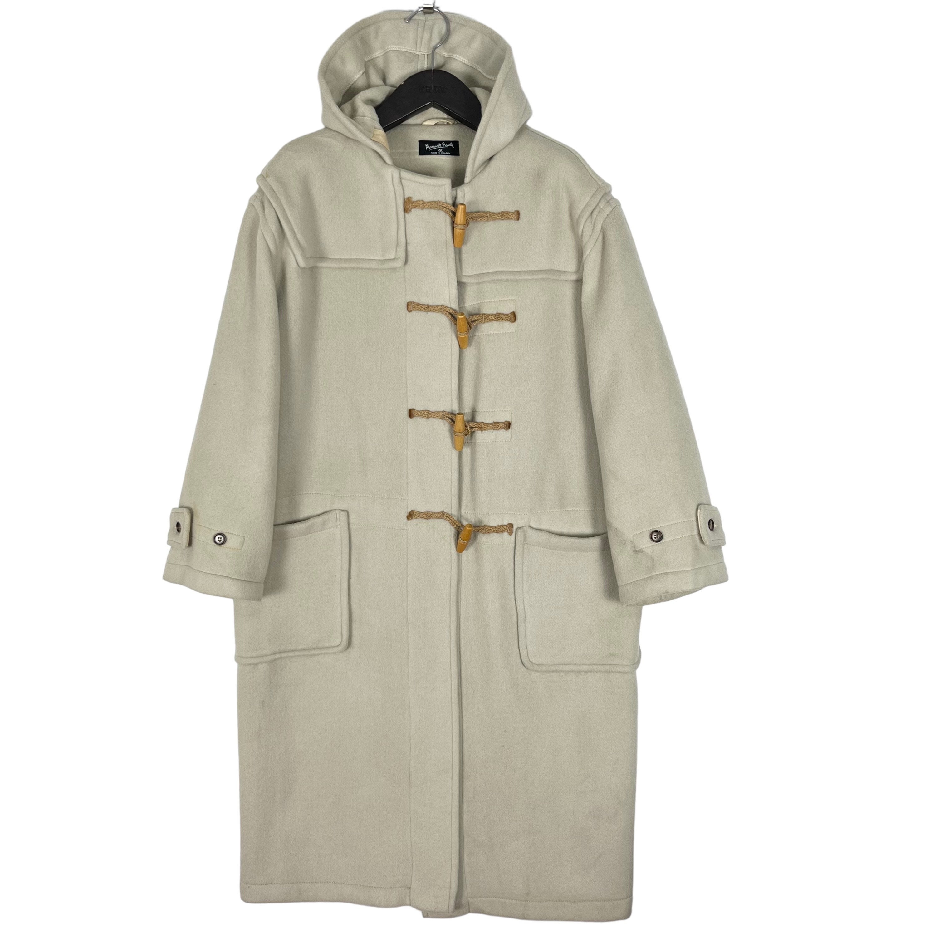 MHL Margaret Howell Wool Duffle Coat English Designer Beige Color Size Medium Made in England Etsy Canada