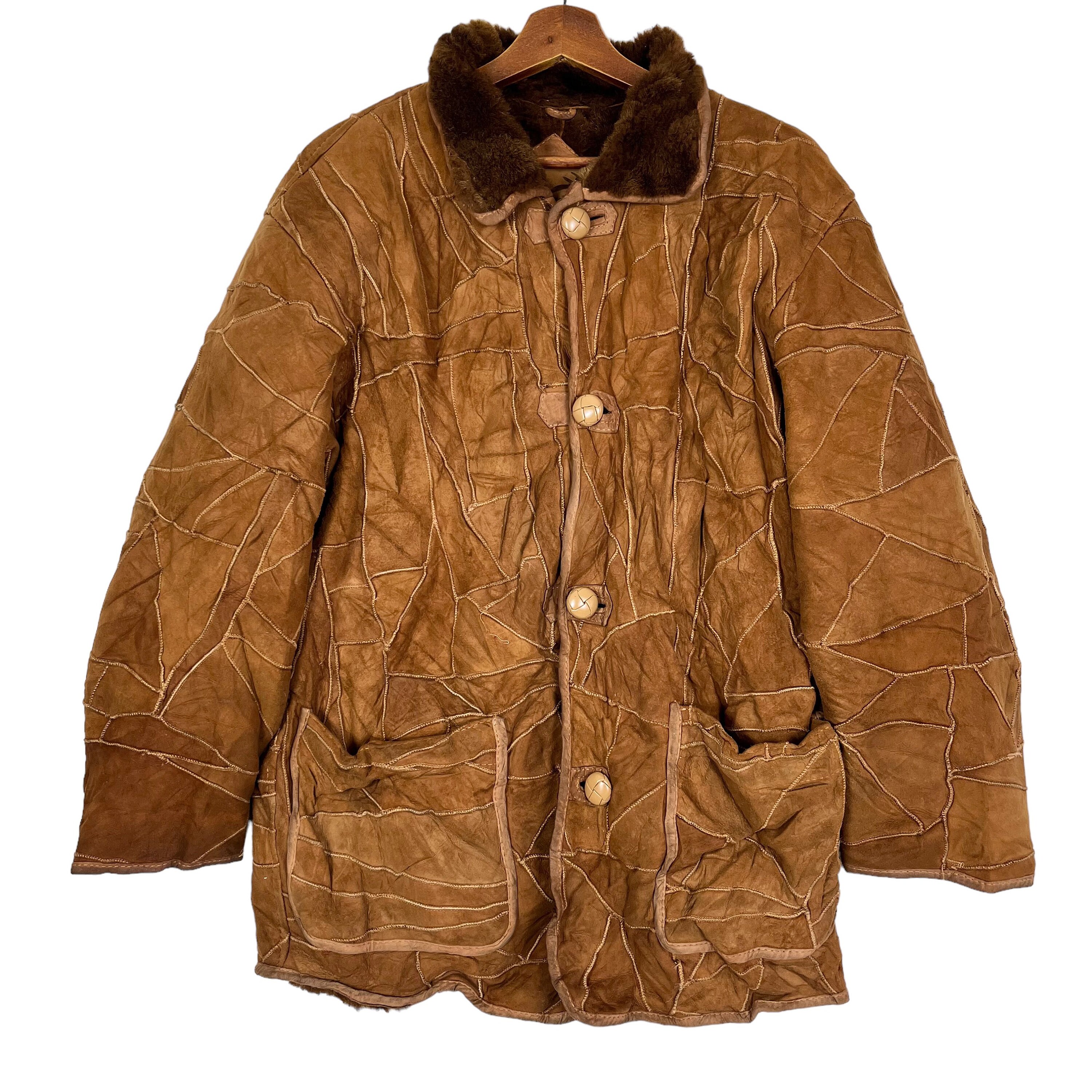 Hai Sporting Gear by Issey Miyake Suede Leather Patch Button