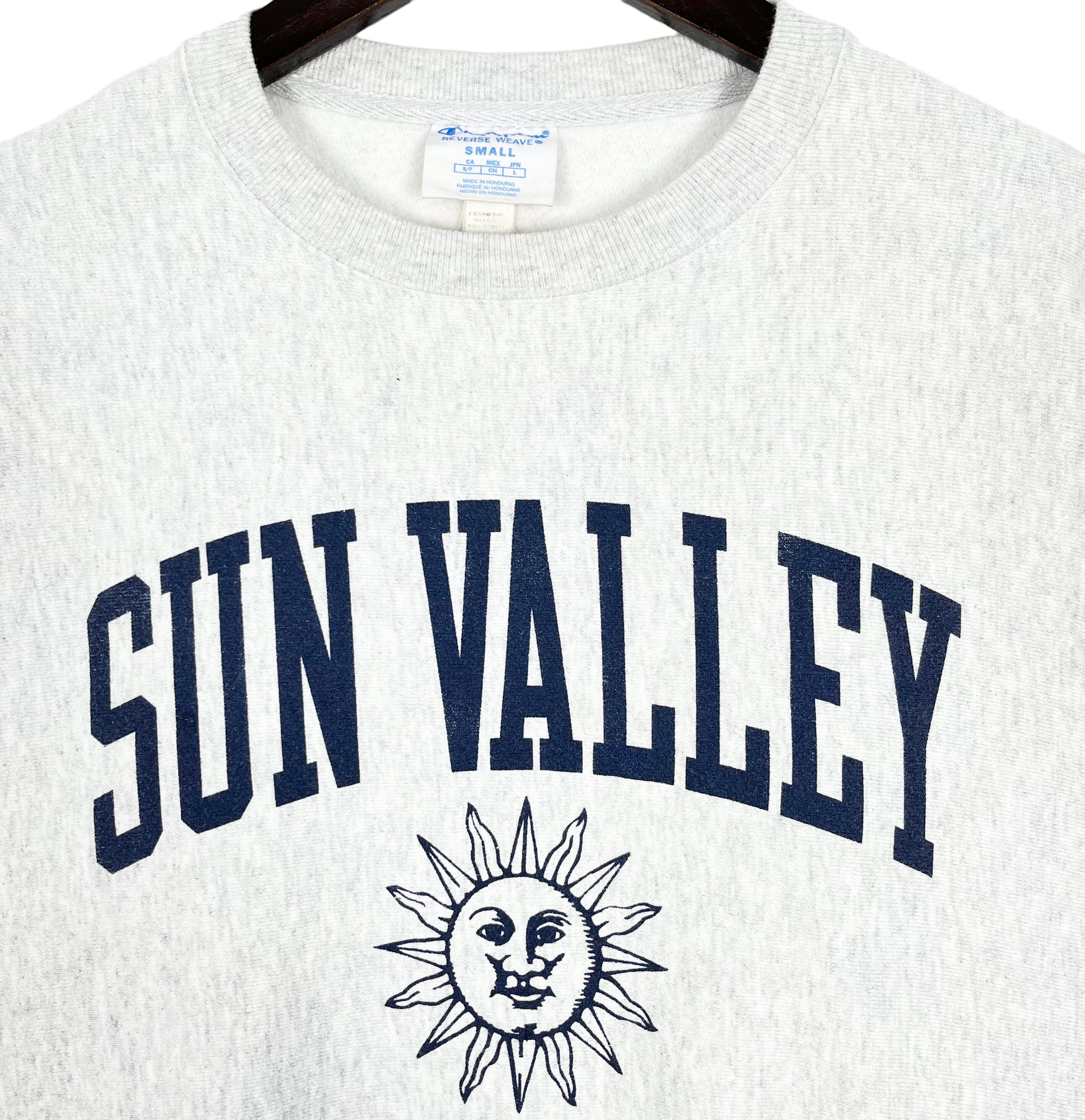 Vintage 90's Champion Reverse Weave Sun Valley Big Spell Out Logo Vintage 90's Champion Reverse Weave Sun Valley Big Spell Out Logo
