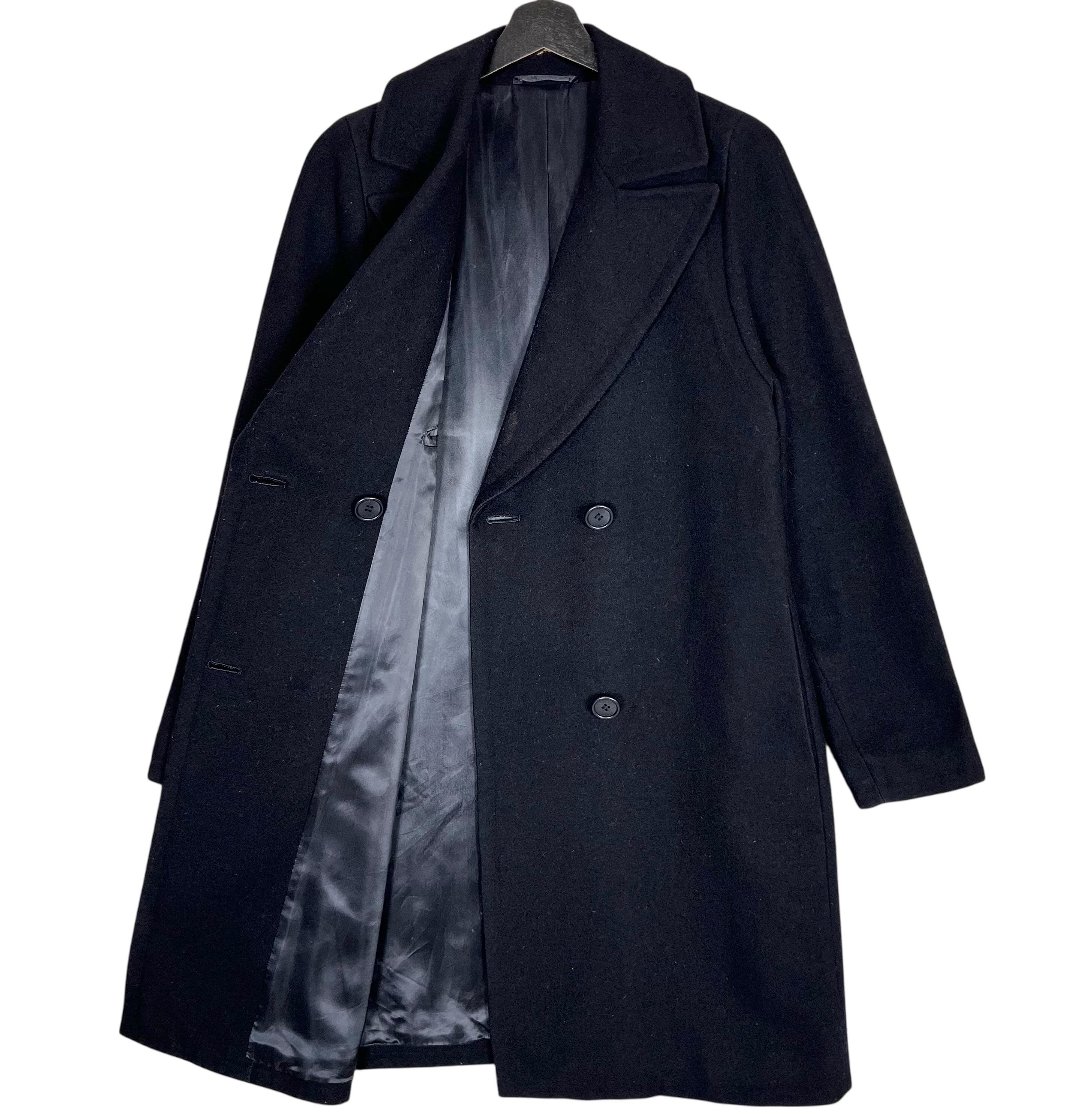 HELMUT LANG 90s ウールコート 46 難あり Helmut Lang Wool Trench Coat Black Size 9AR Made in Japan - Etsy