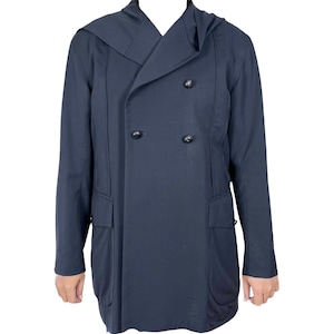 ヨウジヤマモト ワークショップ メンズ パーカージャケット ネイビーブルー カラー サイズ M～L 日本製 日本人デザイナー Y’s for Men