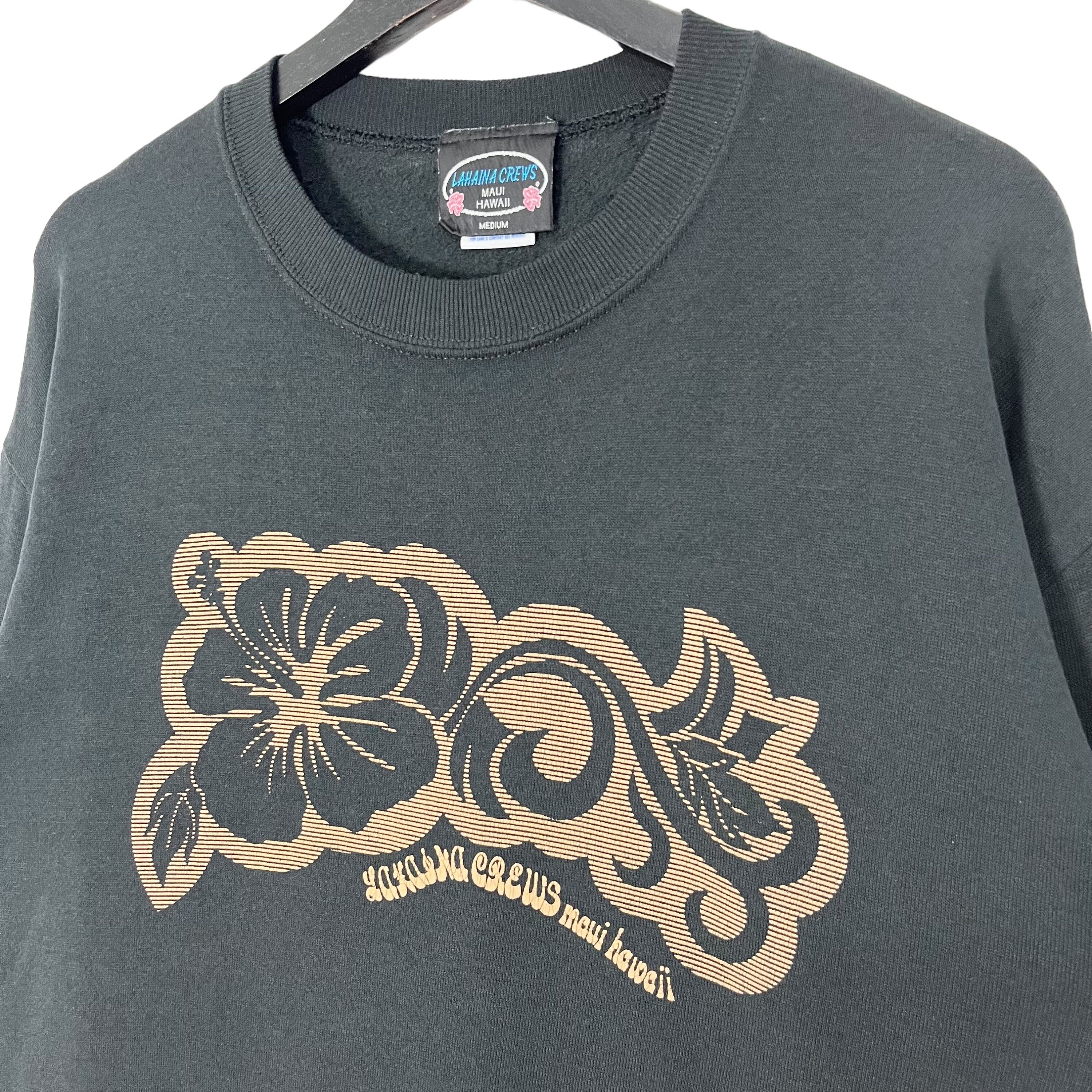 Vintage 80's Lahaina Crews Maui Hawaii Crewneck Sweatshirt