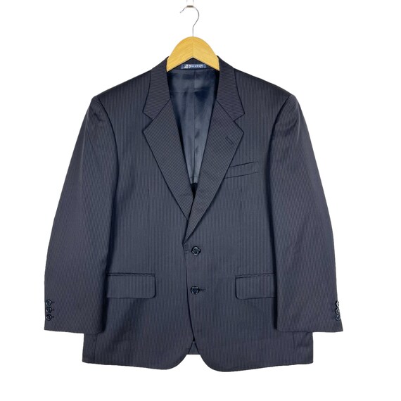 ジャケット VALENTINO GARAVANI Navy Blue Viscose Blazer Valentino Garavani Navy Blue Viscose Blazer | Lyst