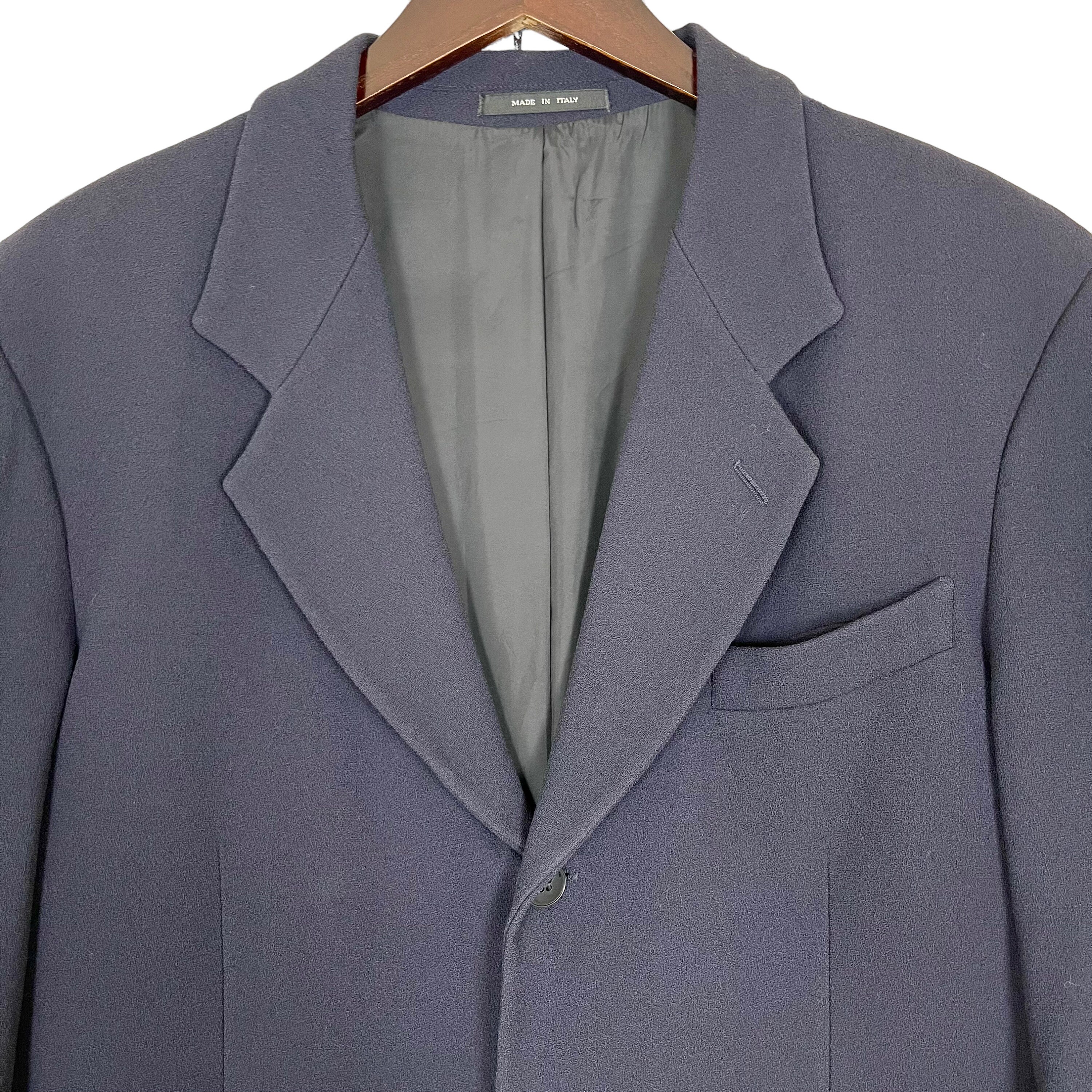 Vintage 90's Emporio Armani Blazer Jacket Italian Designer Luxury